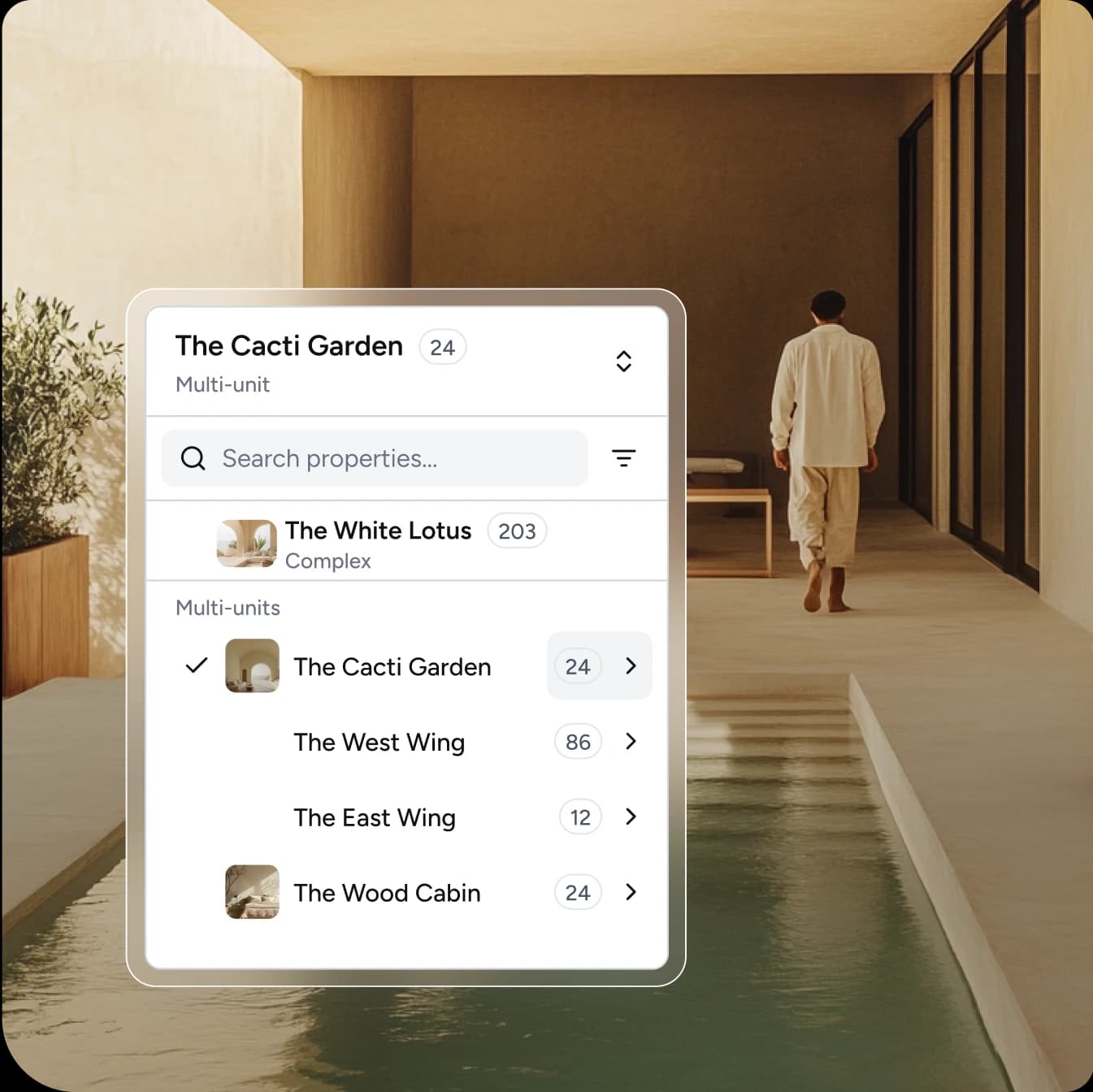 Hotel style complexes